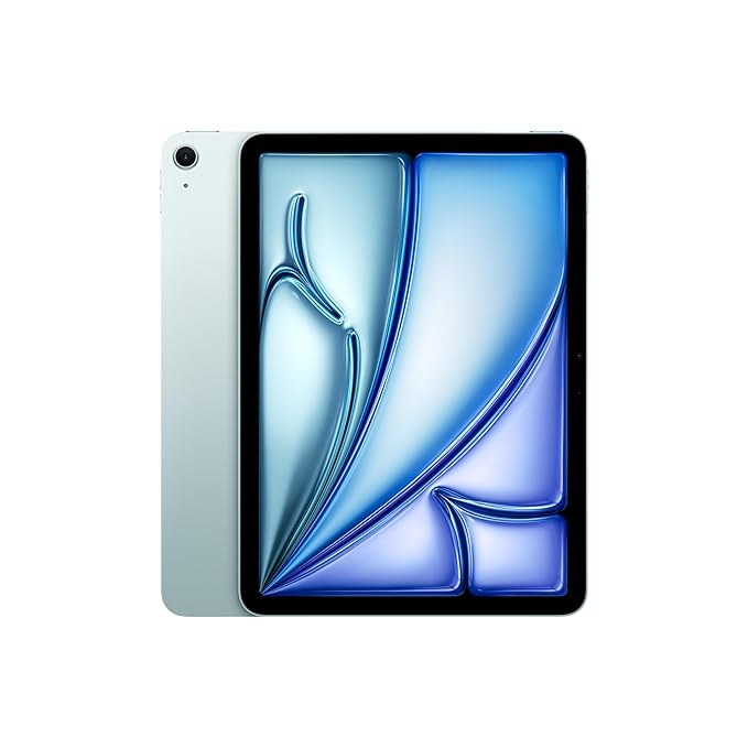 Apple iPad Air 11″ (M2): Liquid Retina Display, 256GB, Landscape 12MP Front Camera / 12MP Back Camera, Wi-Fi 6E, Touch ID, All-Day Battery Life-Blue