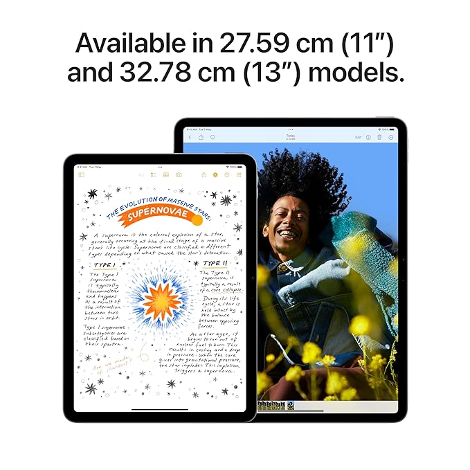 Apple iPad Air 11″ (M2): Liquid Retina Display, 256GB, Landscape 12MP Front Camera / 12MP Back Camera, Wi-Fi 6E, Touch ID, All-Day Battery Life-Gray